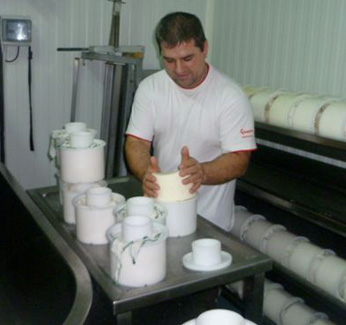 Elaboración de queso artesanal con leche cruda de oveja